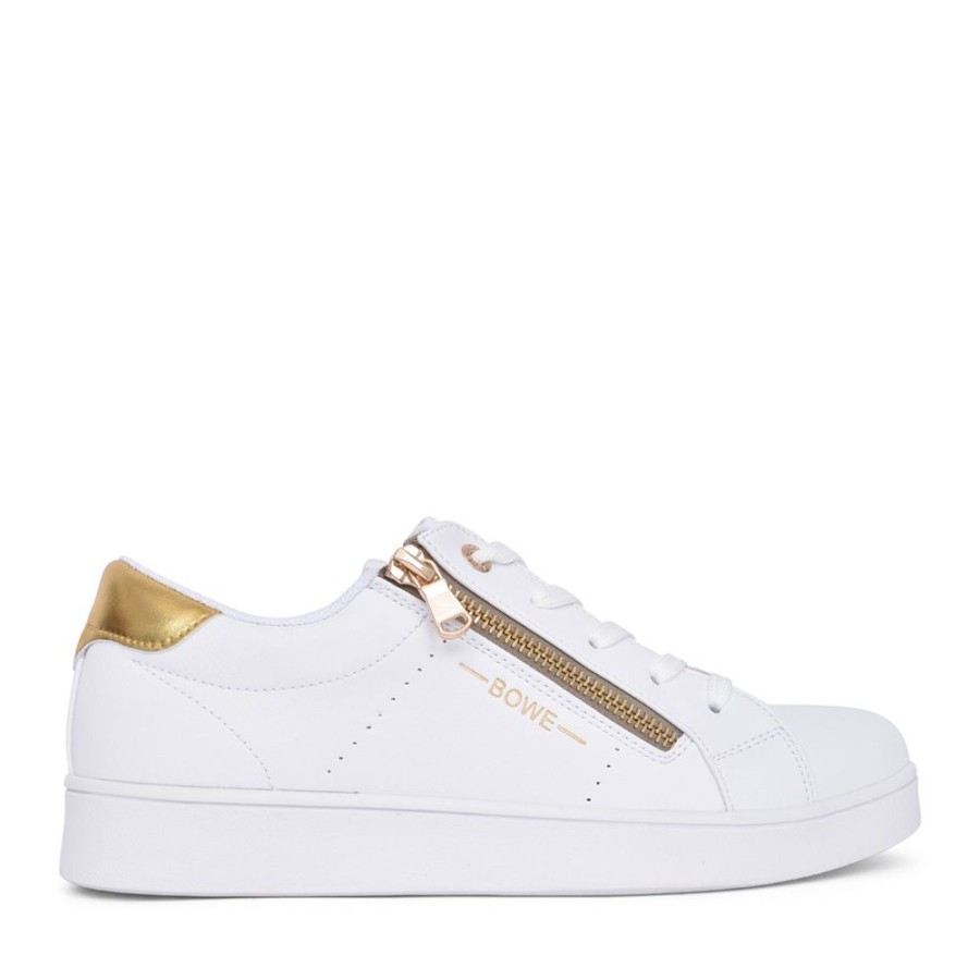 Ladies LLOYD & PRYCE | Ladies Flucher Laced Trainer In White