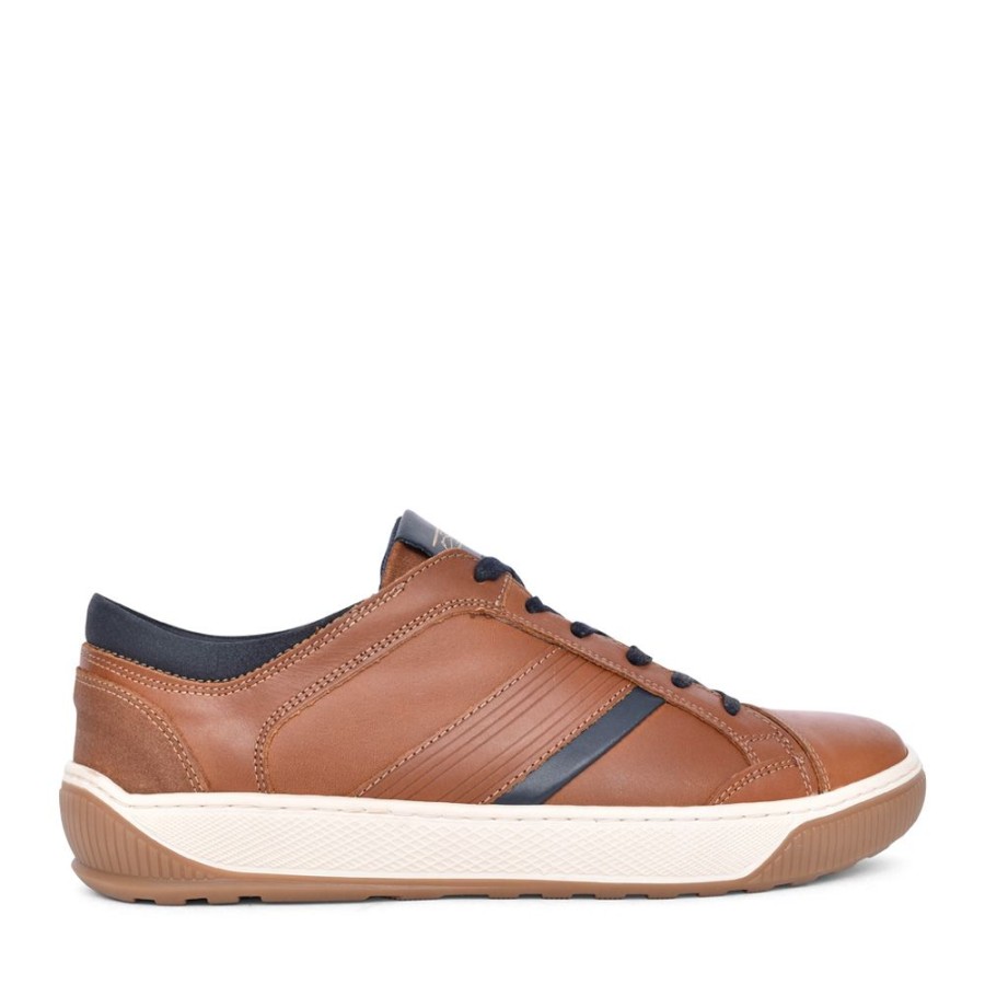 Mens LLOYD & PRYCE | Mens Spade Laced Trainer In Tan