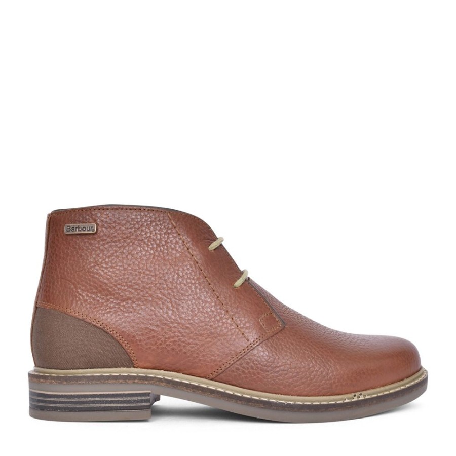 Mens BARBOUR | Mens Readhead Laced Chukka Boot In Cognac