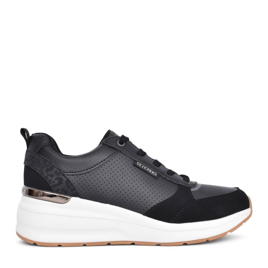 Ladies SKECHERS | Ladies 155616 Trainer In Black