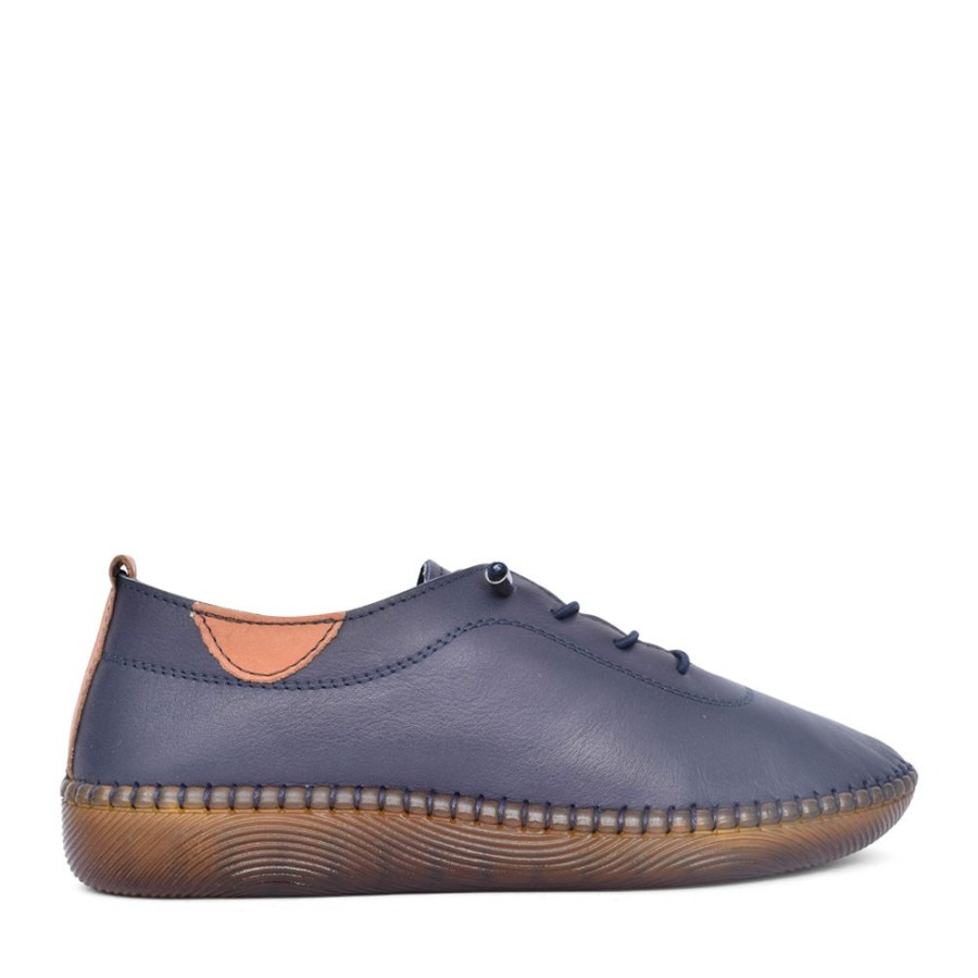 Ladies LUNAR | Ladies St. Vincent Fle032 Slip-On Shoe In Navy