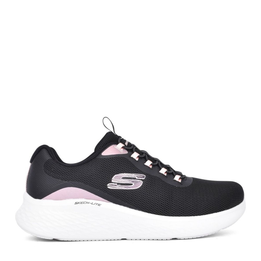 Ladies SKECHERS | Ladies 150041 Skech-Lite Pro Glimmer Me Trainer In Black