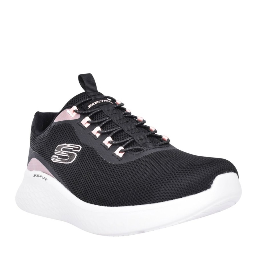 Ladies SKECHERS | Ladies 150041 Skech-Lite Pro Glimmer Me Trainer In Black