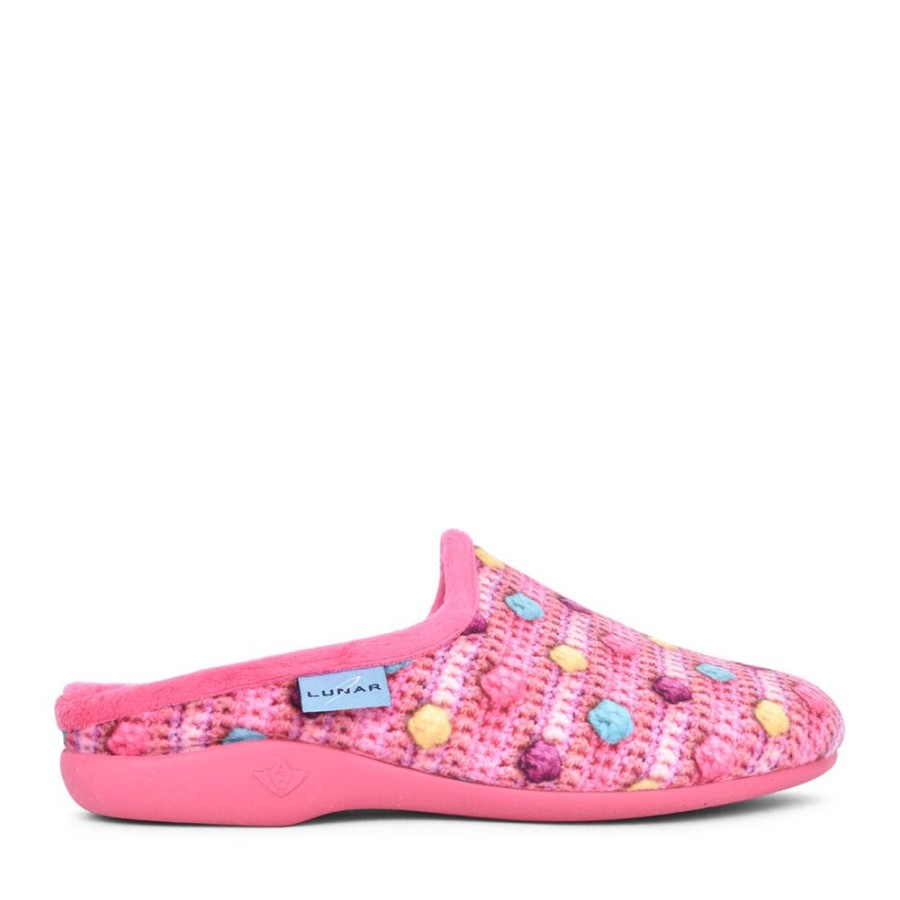 Ladies LUNAR | Ladies Winova Kla177 Mule Slipper In Pink