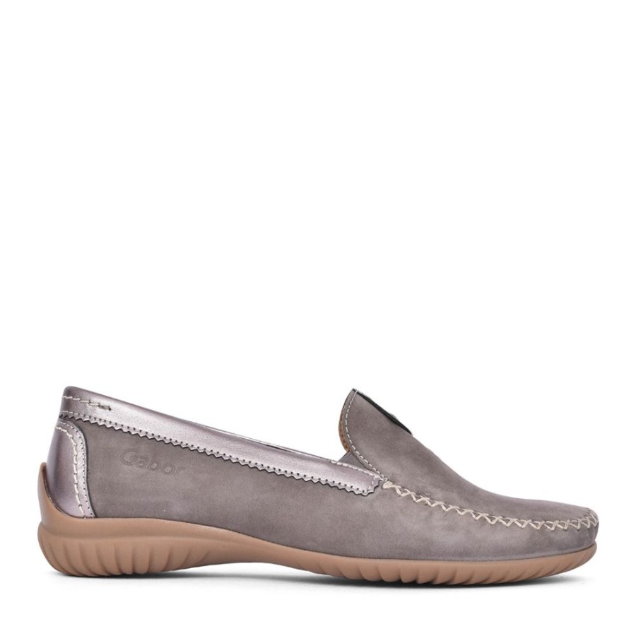 Ladies GABOR | Ladies California 26.090 Slip On Shoe In Taupe