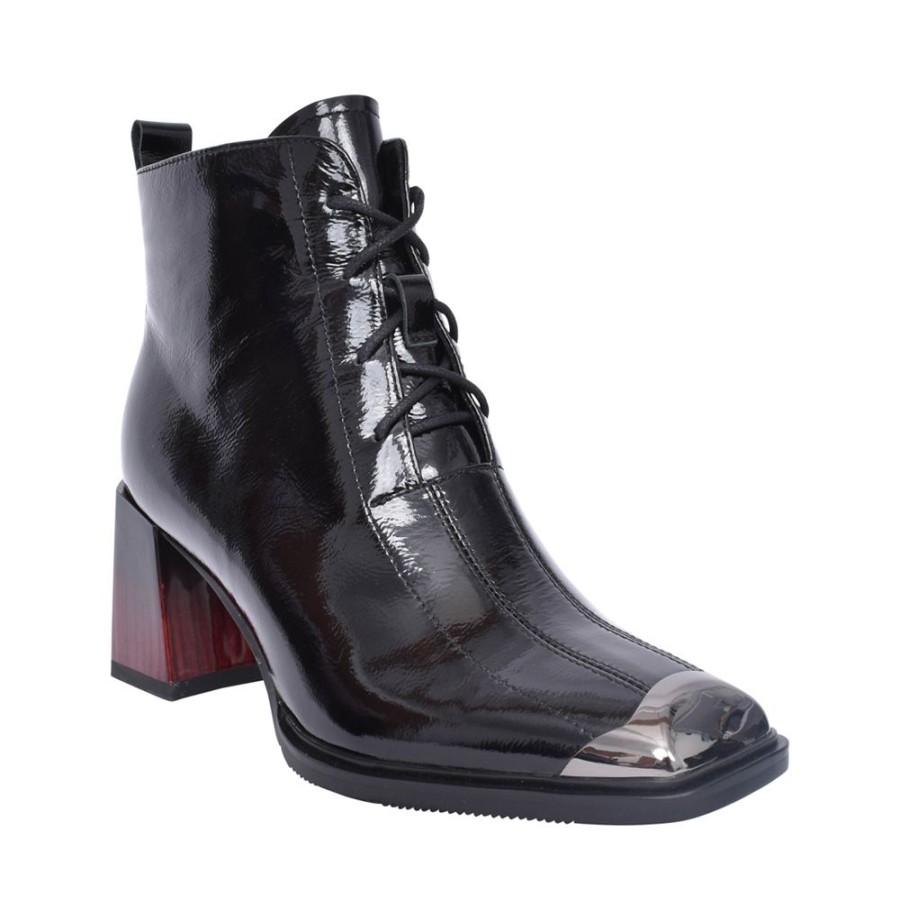 Ladies LORETTA VITALE | Ladies Y99-B972L Heeled Ankle Boot In Black