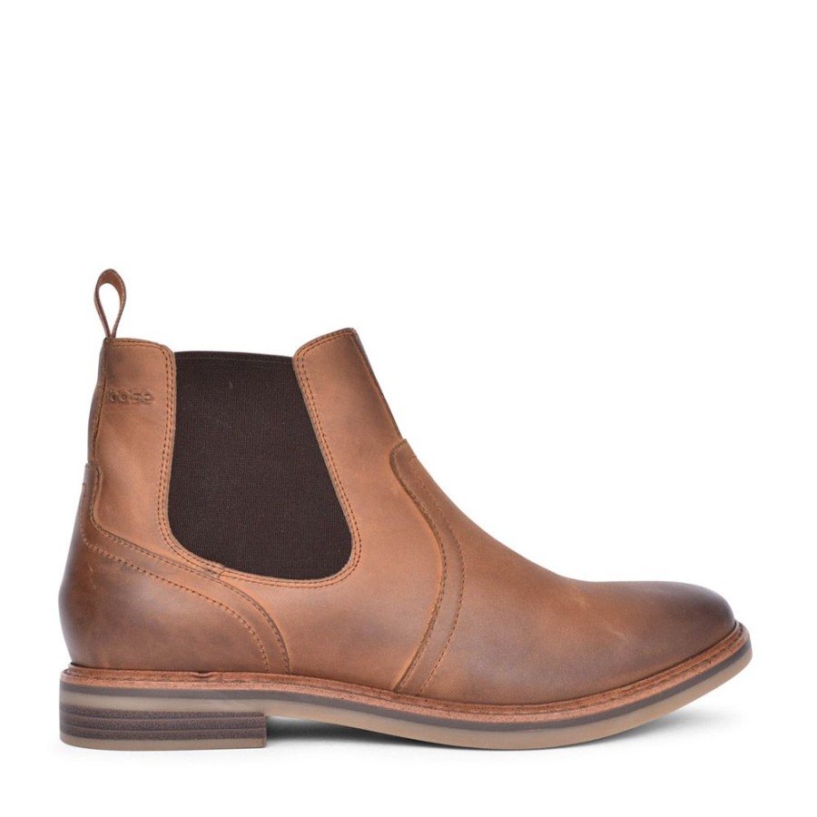 Mens BASE LONDON | Mens Rampton Vp04 Slip-On Ankle Boot In Tan