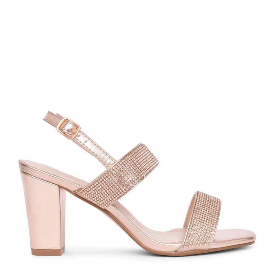 Ladies SORENTO | Ladies Coppershill Heeled Sandal In Rose