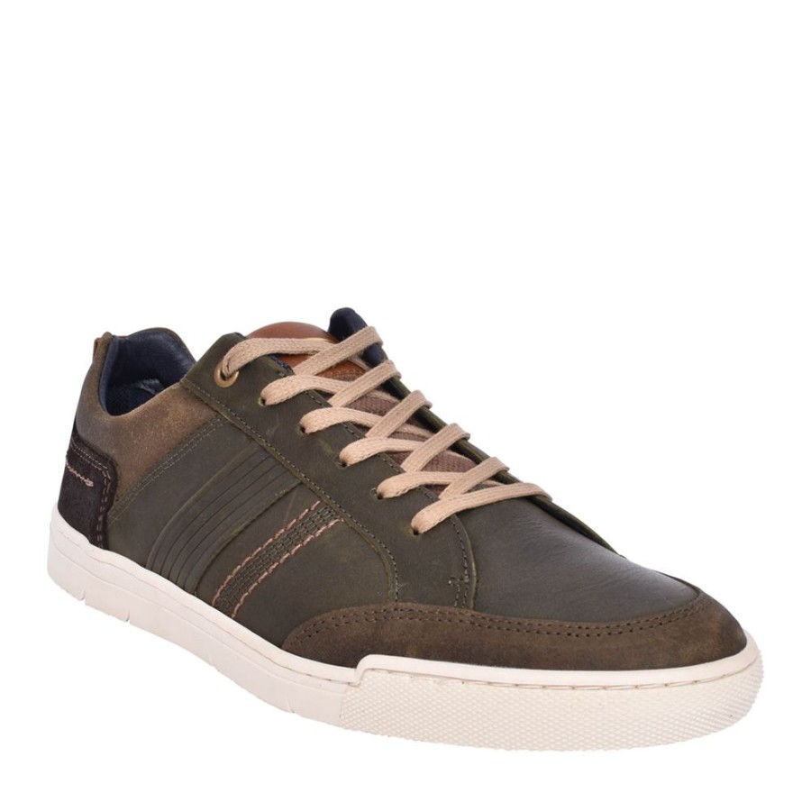 Mens LLOYD & PRYCE | Mens Armstrong Trainer In Khaki