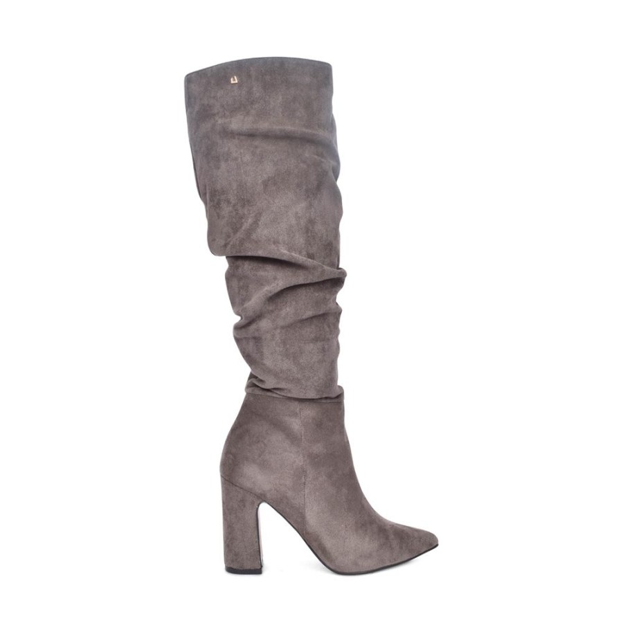 Ladies UNA HEALY | Ladies Famous Friends Long Leg Boot In Taupe