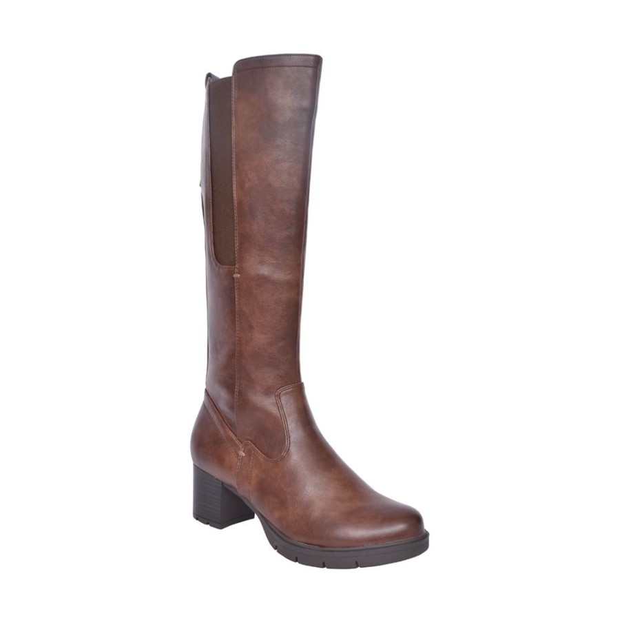 Ladies JANA | Ladies 8-25561 Long Leg Boot In Brown