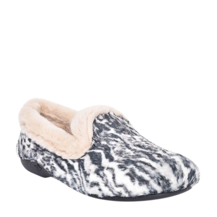 Ladies LUNAR | Ladies Array Kla135 Slipper In Zebra