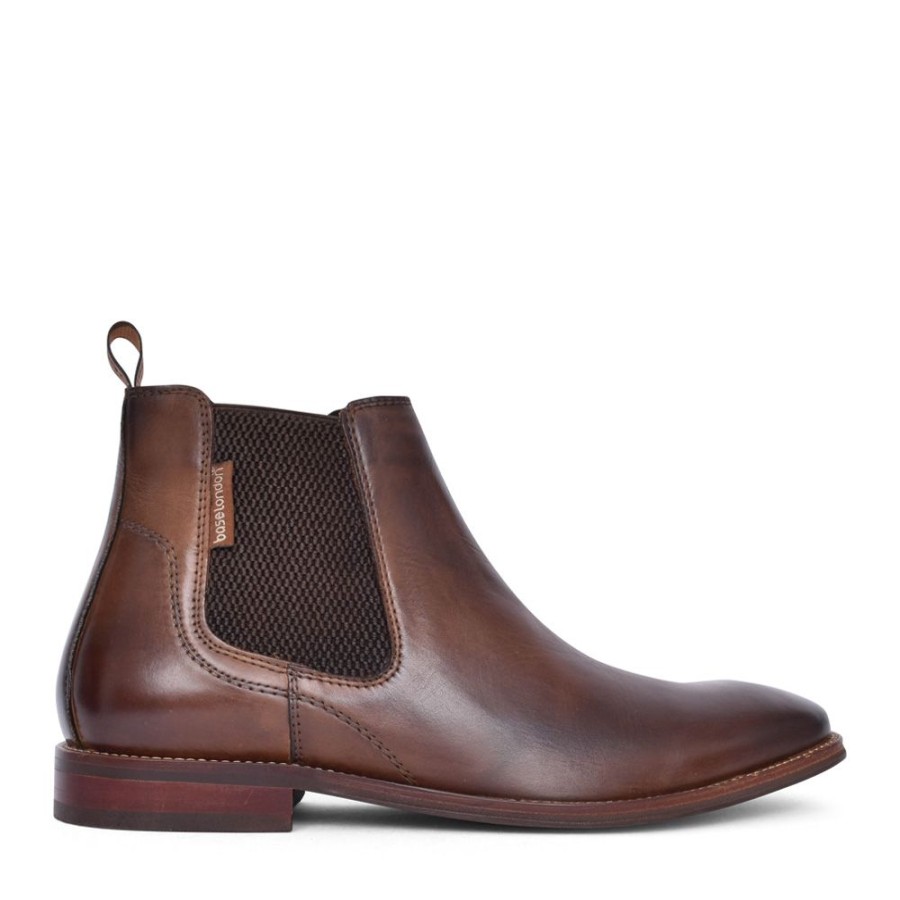 Mens BASE LONDON | Men'S Ve04 Sikes Chelsea Boot In Brown