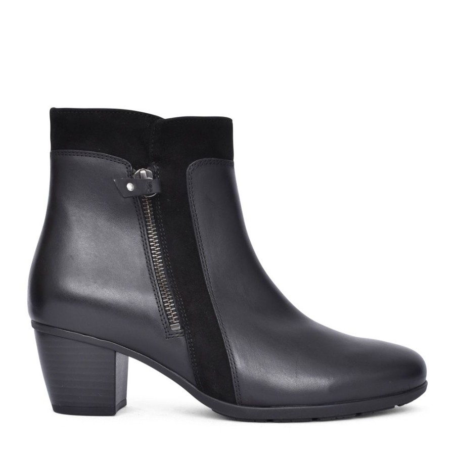 Ladies GABOR | Ladies Easter 35.520 Ankle Boot In Black