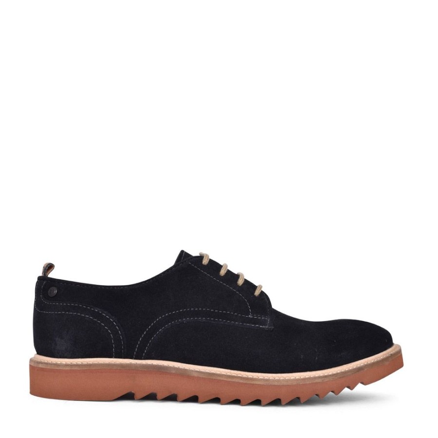 Mens BASE LONDON | Mens Coby Shoe In Navy