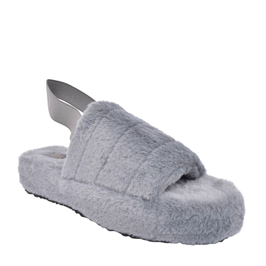 Ladies ELLA | Ladies Darcy Open Toe Slipper In Grey