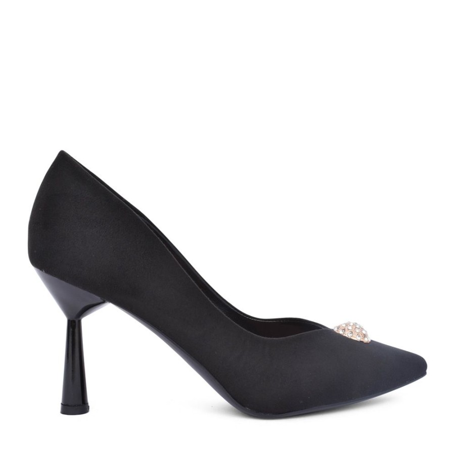 Ladies SORENTO | Ladies Riverbank Court Shoe In Black