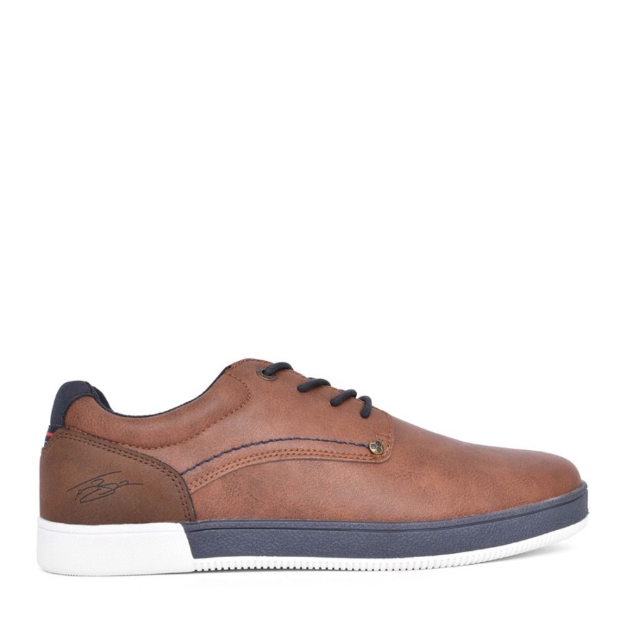 Mens LLOYD & PRYCE | Mens Russell Trainer In Camel