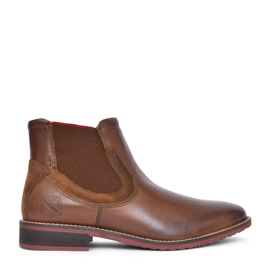 Mens DUBARRY | Santos 4722 Slip On Ankle Boot In Tan