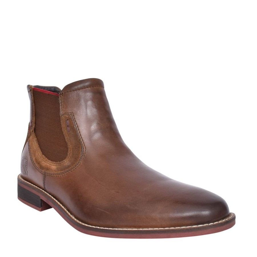 Mens DUBARRY | Santos 4722 Slip On Ankle Boot In Tan