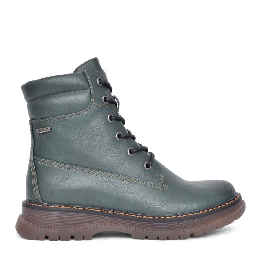 Ladies WESTLAND | Ladies Peyton 01 769521 Laced Ankle Boot In Green