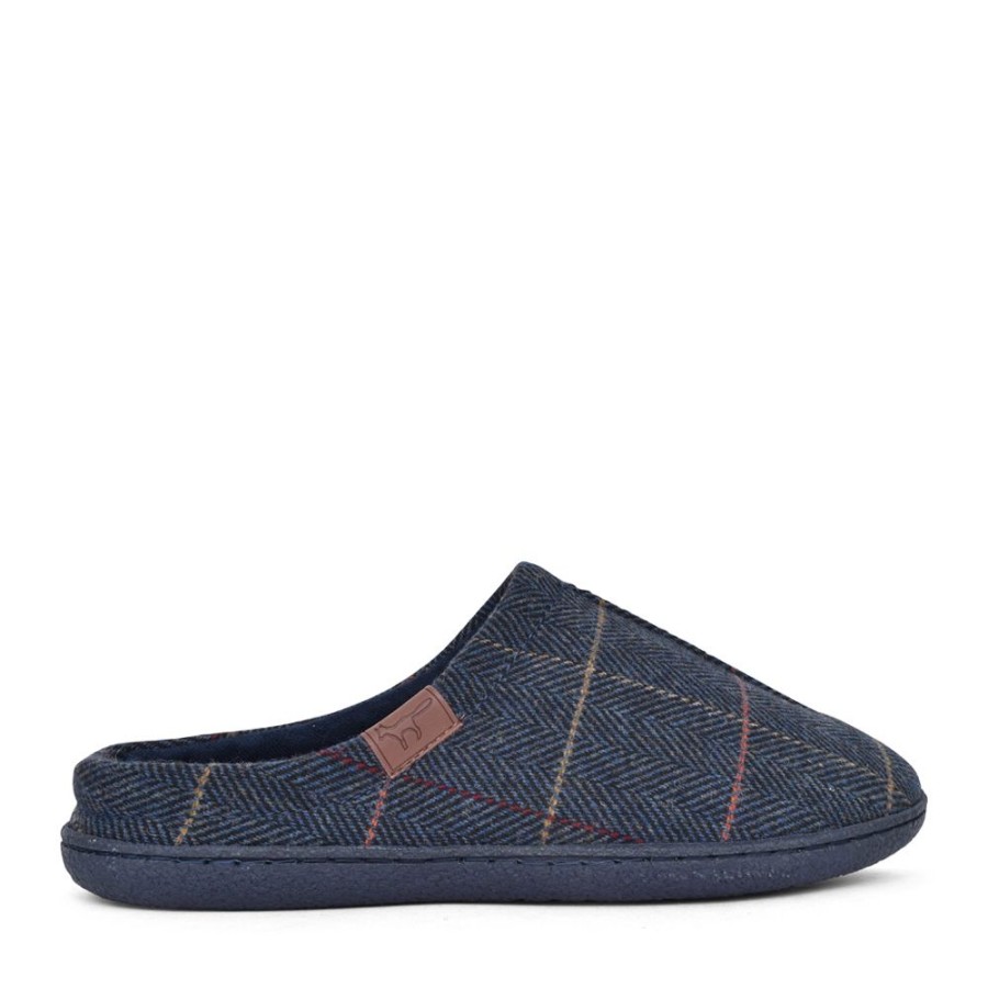 Mens JO & JOE | Mens Harrison Mule Slipper In Navy