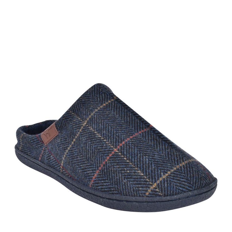 Mens JO & JOE | Mens Harrison Mule Slipper In Navy