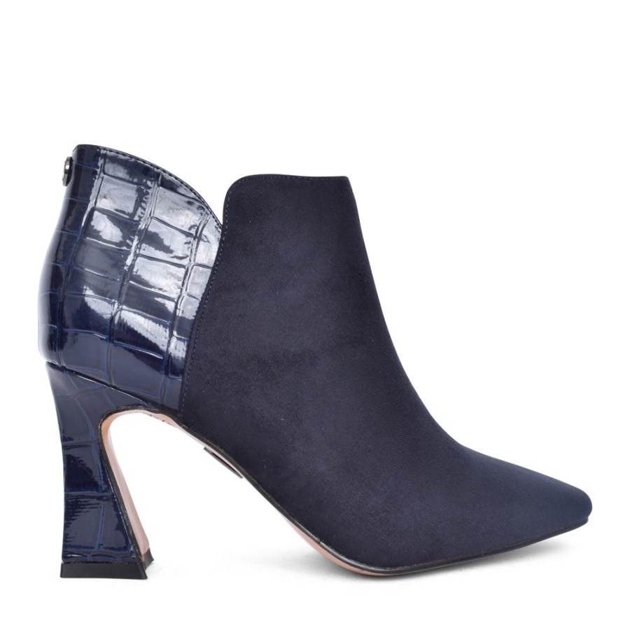 Ladies MODA IN PELLE | Ladies Katriona High Heel Ankle Boot In Navy