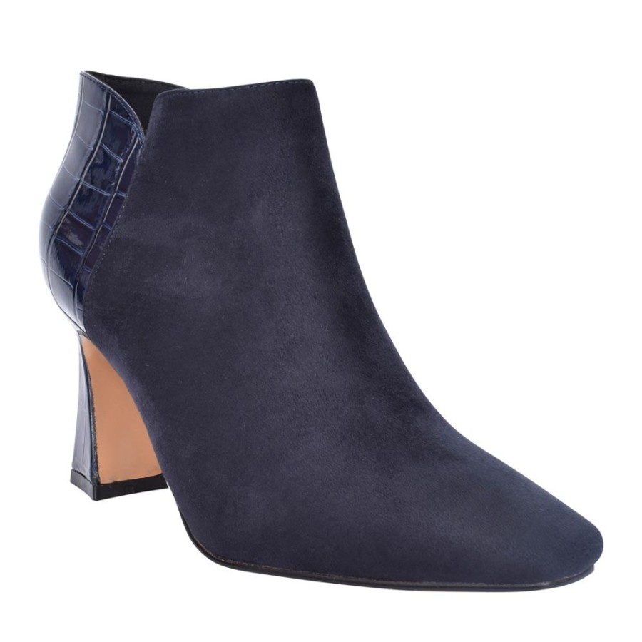 Ladies MODA IN PELLE | Ladies Katriona High Heel Ankle Boot In Navy