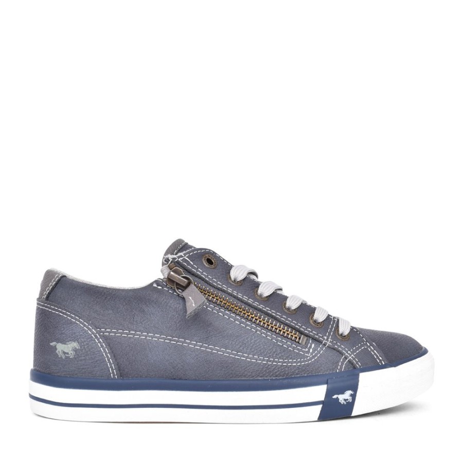 Ladies MUSTANG | Ladies 1146319 Laced Trainer In Dark Blue