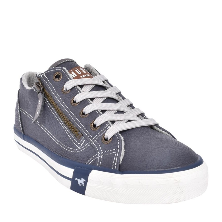 Ladies MUSTANG | Ladies 1146319 Laced Trainer In Dark Blue